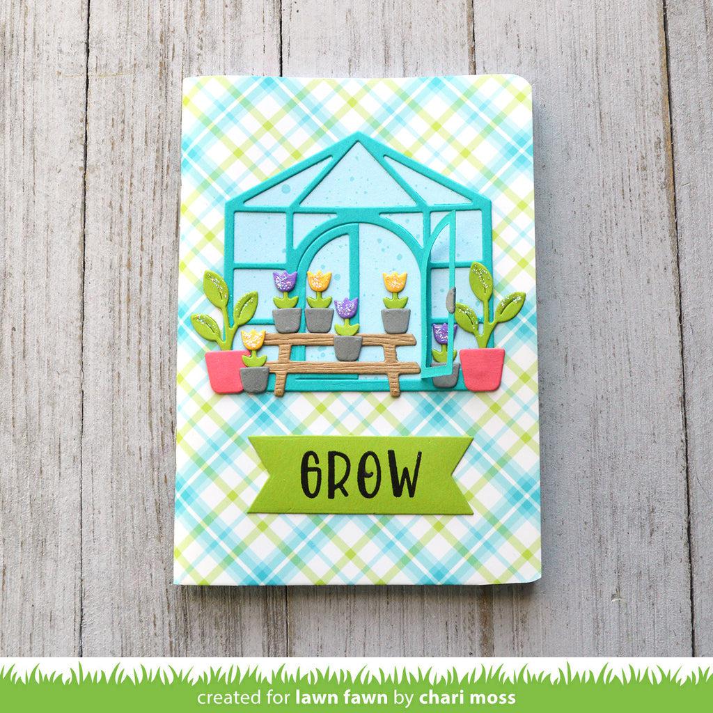 Lawn Fawn - Lawn Cuts - Build-A-Greenhouse - Scratch &amp; Dent-ScrapbookPal