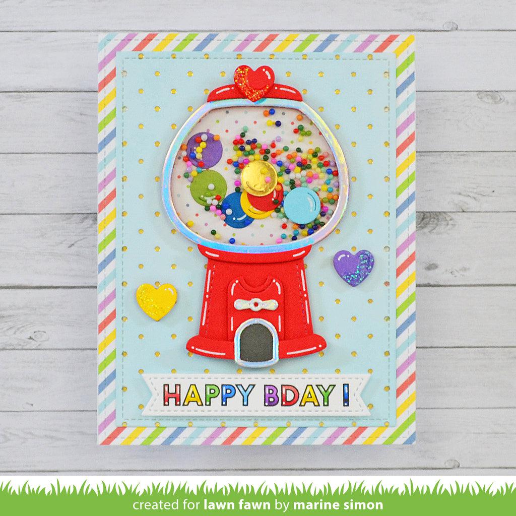 Lawn Fawn - Lawn Cuts - Build-A-Gumball Machine-ScrapbookPal