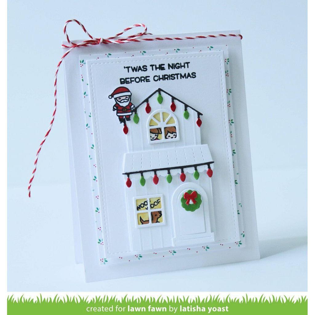 Lawn Fawn - Lawn Cuts - Build-A-House Christmas Add-On-ScrapbookPal