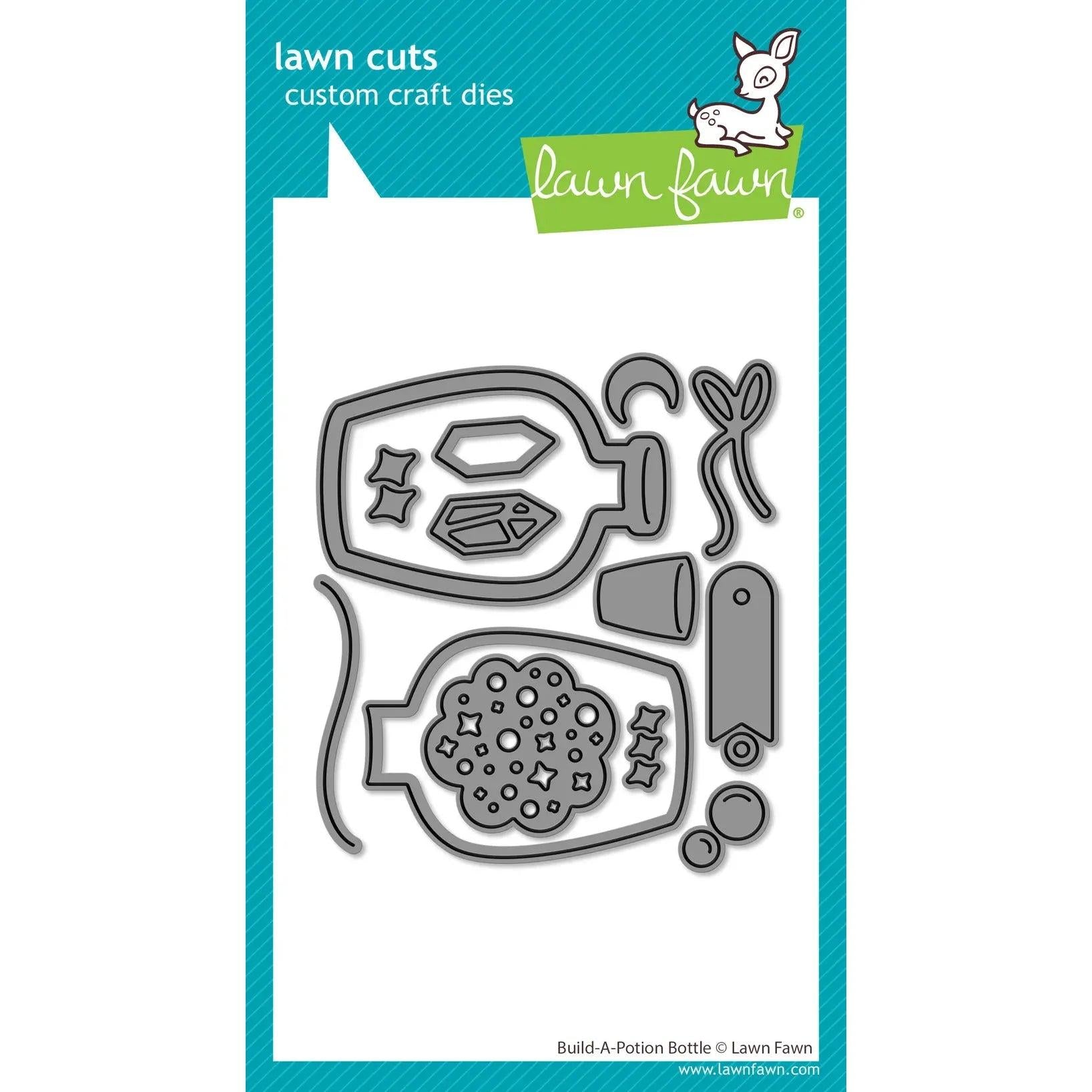 Lawn Fawn - Lawn Cuts - Build-A-Potion Bottle-ScrapbookPal