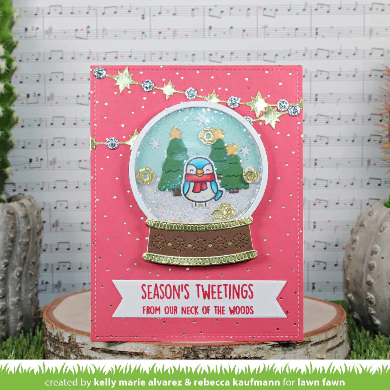 Lawn Fawn - Lawn Cuts - Build-A-Snow Globe-ScrapbookPal