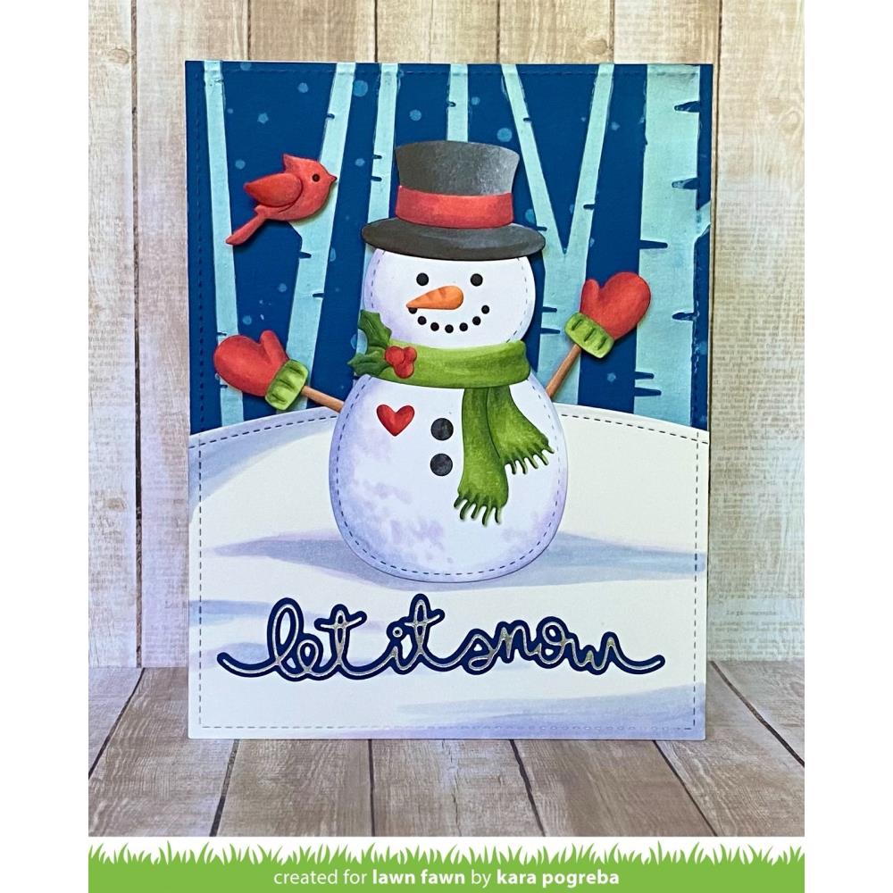 Lawn Fawn - Lawn Cuts - Build-A-Snowman-ScrapbookPal