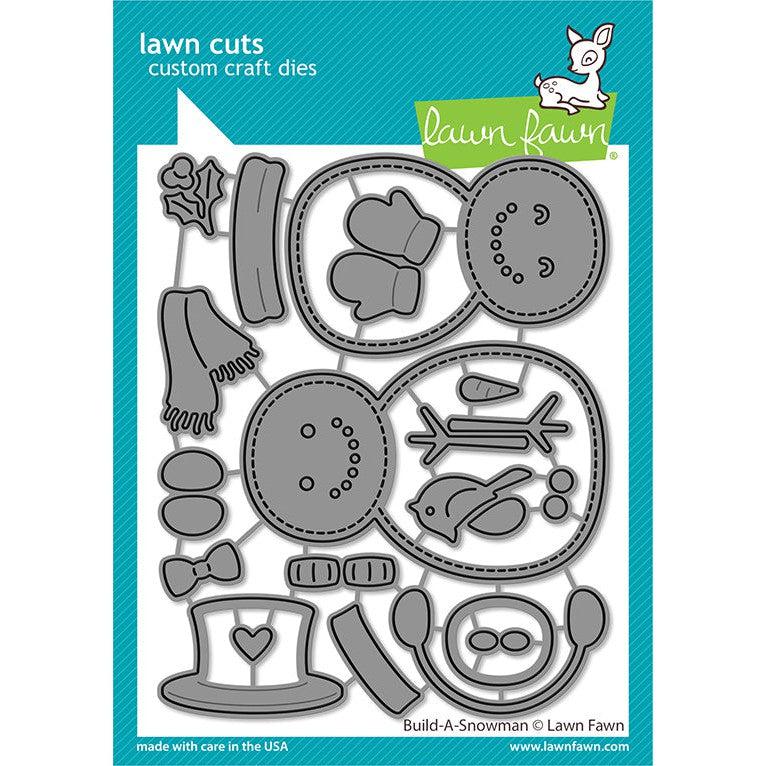 Lawn Fawn - Lawn Cuts - Build-A-Snowman-ScrapbookPal