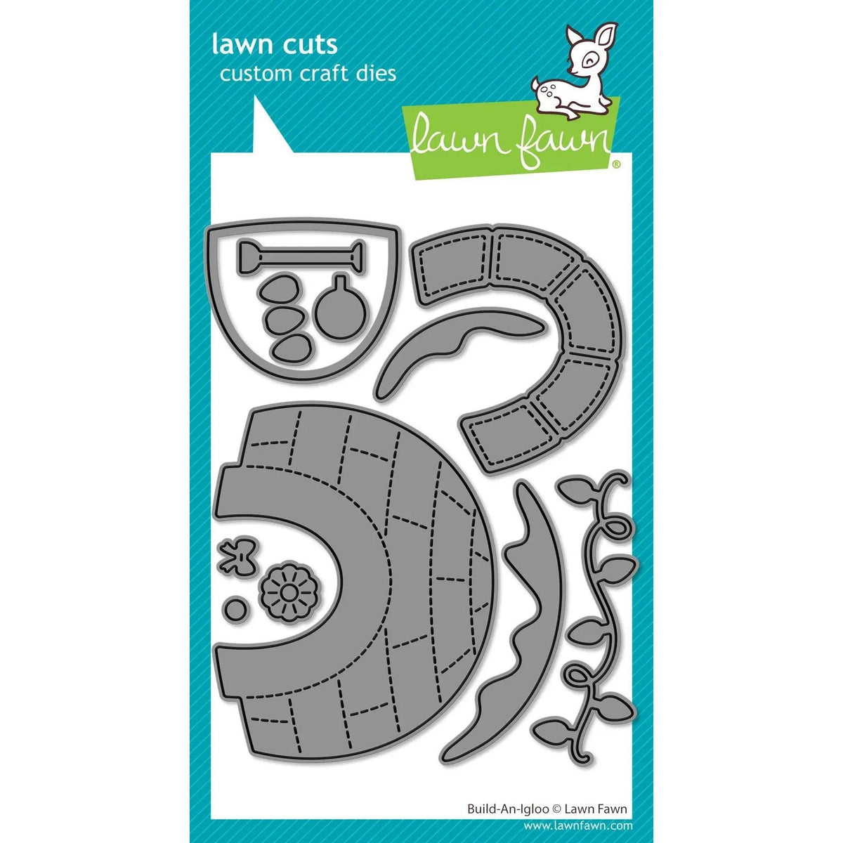 Lawn Fawn - Lawn Cuts - Build-An-Igloo-ScrapbookPal