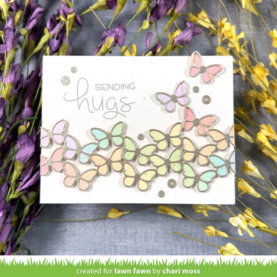Lawn Fawn - Lawn Cuts - Butterfly Border-ScrapbookPal