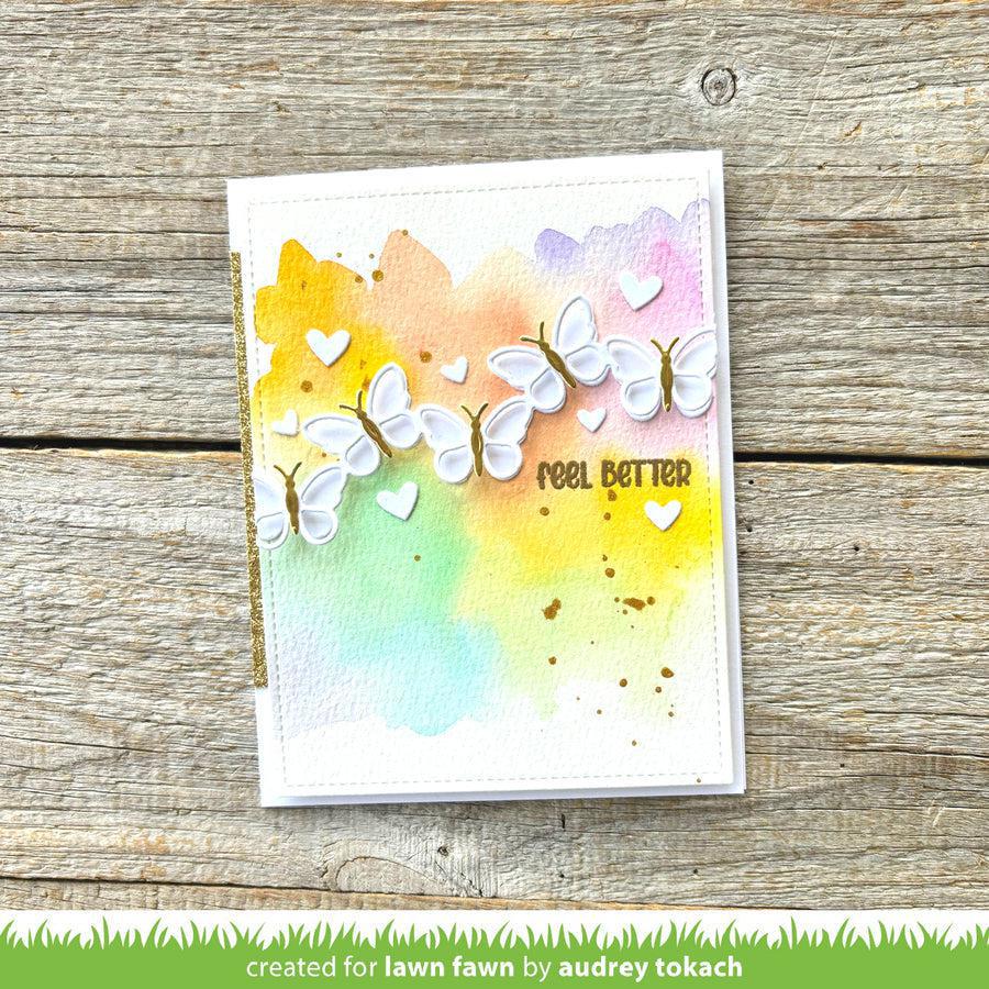 Lawn Fawn - Lawn Cuts - Butterfly Border-ScrapbookPal