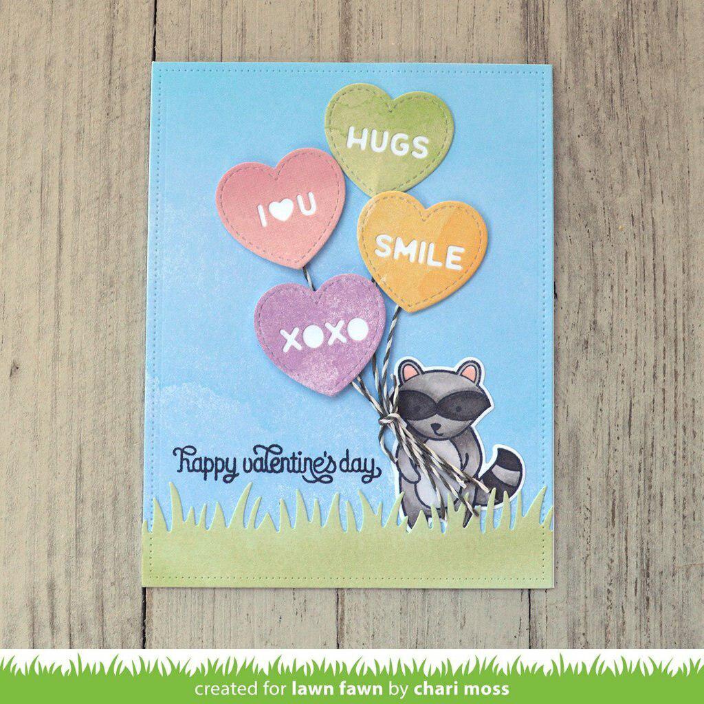 Lawn Fawn - Lawn Cuts - Candy Hearts-ScrapbookPal