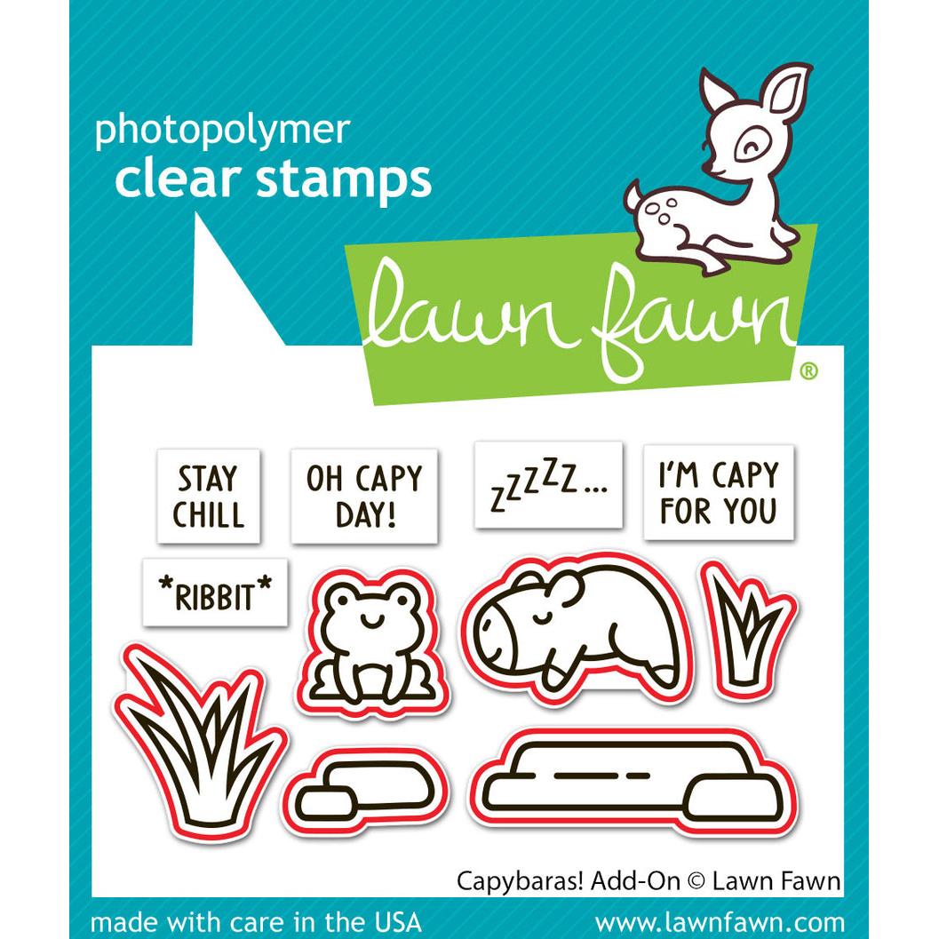 Lawn Fawn - Lawn Cuts - Capybaras! Add-On-ScrapbookPal
