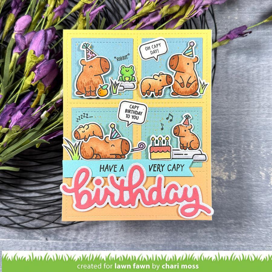 Lawn Fawn - Clear Stamps - Capybaras! Add-On-ScrapbookPal