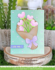 Lawn Fawn - Lawn Cuts - Checkered Hearts Backdrop: Portrait-ScrapbookPal