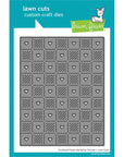 Lawn Fawn - Lawn Cuts - Checkered Hearts Backdrop: Portrait-ScrapbookPal