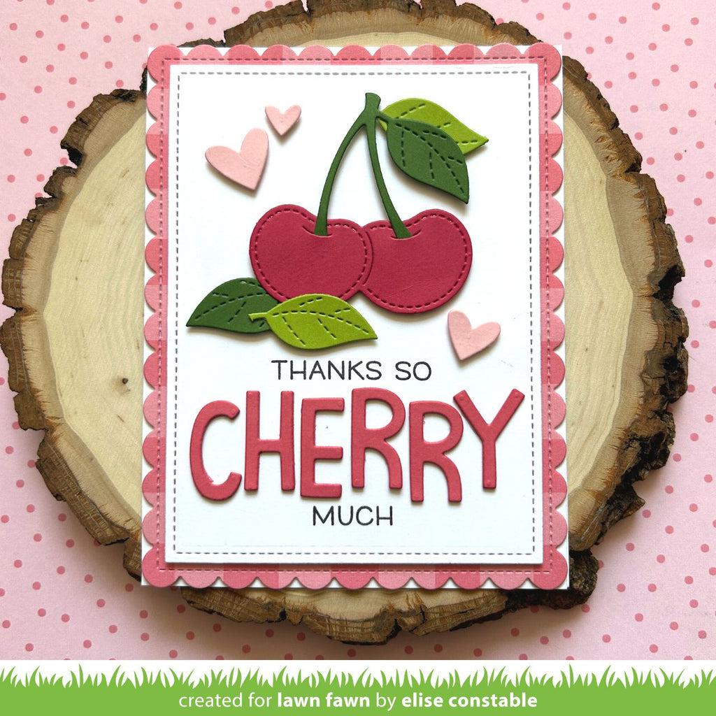 Lawn Fawn - Lawn Cuts - Cheery Cherries-ScrapbookPal