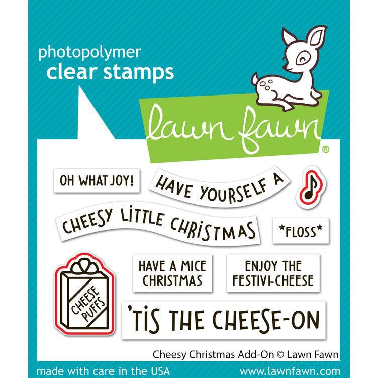 Lawn Fawn - Lawn Cuts - Cheesy Christmas Add-On-ScrapbookPal