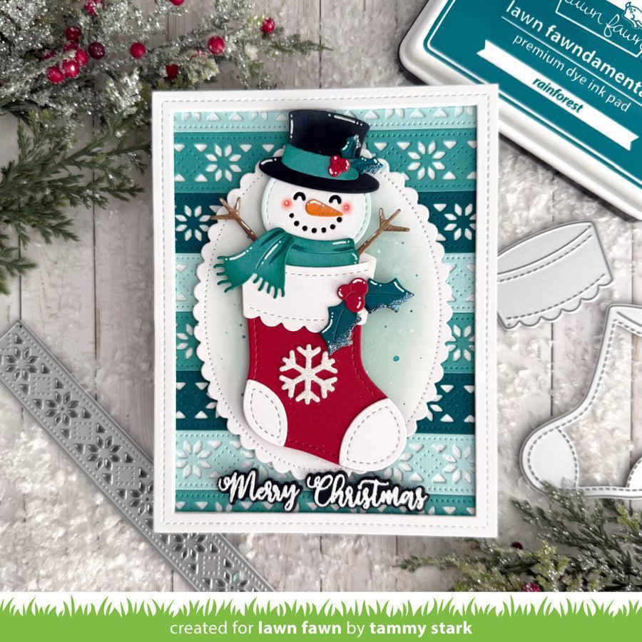 Lawn Fawn - Lawn Cuts - Christmas Stocking-ScrapbookPal