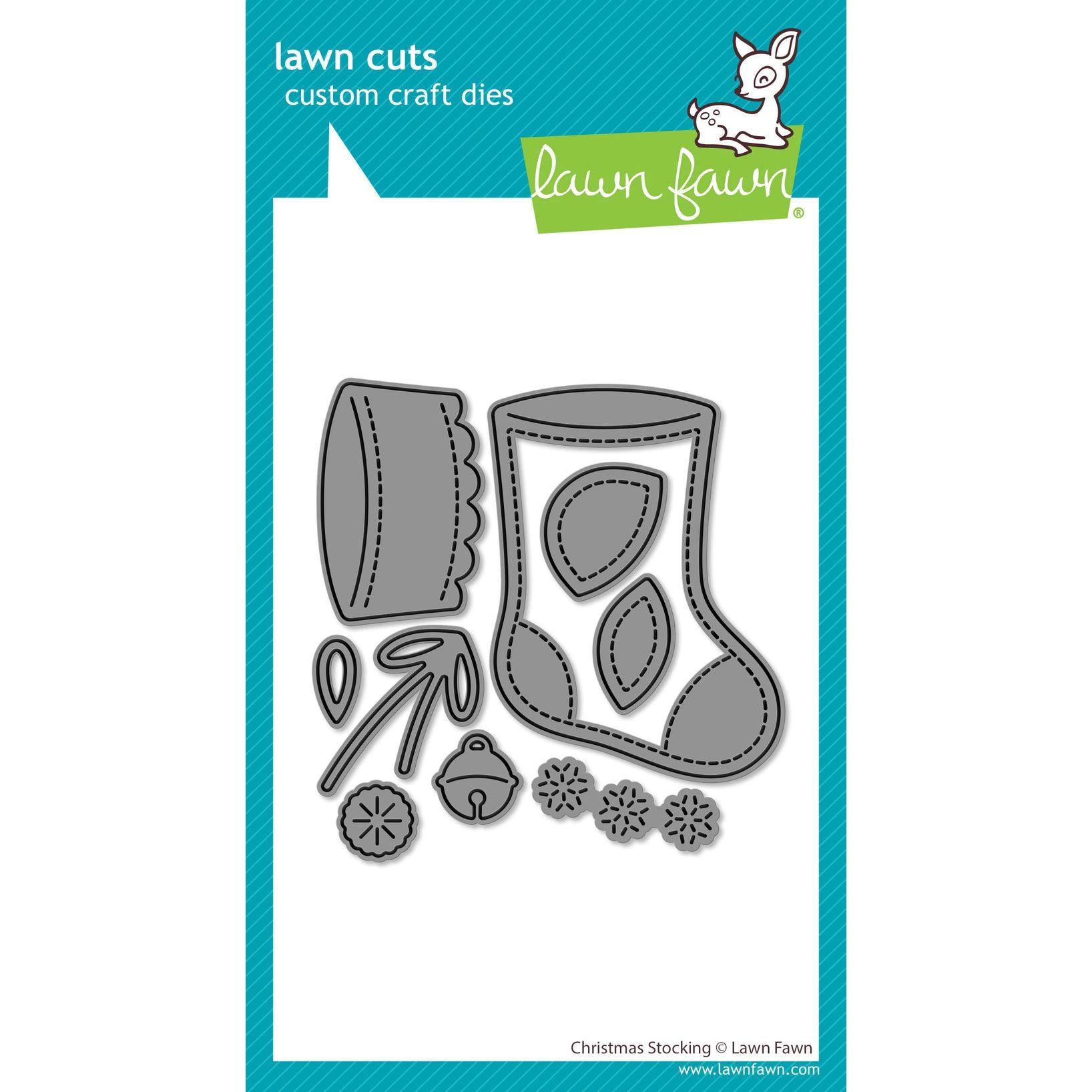 Lawn Fawn - Lawn Cuts - Christmas Stocking-ScrapbookPal