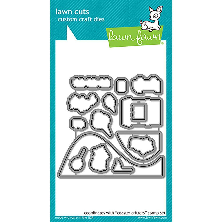 Lawn Fawn - Lawn Cuts - Coaster Critters-ScrapbookPal