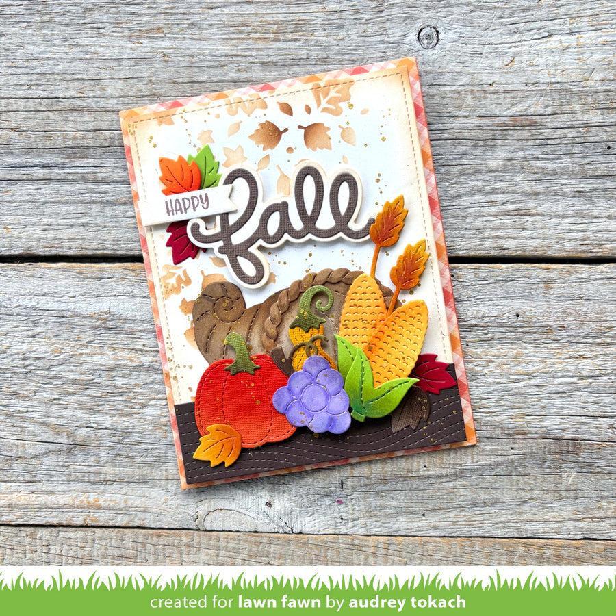 Lawn Fawn - Lawn Cuts - Cornucopia-ScrapbookPal