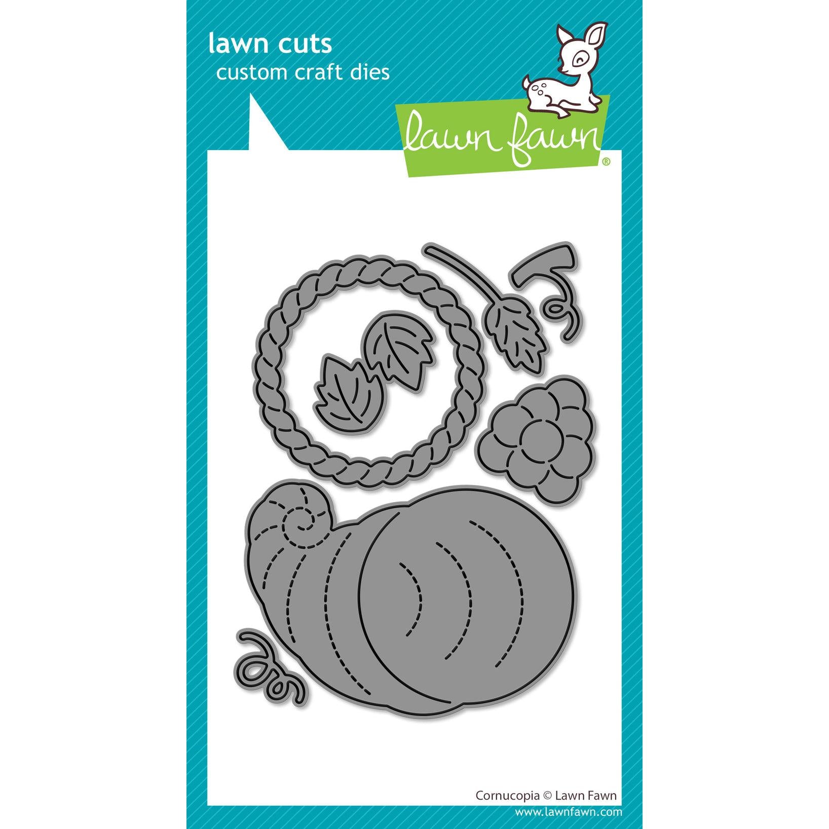 Lawn Fawn - Lawn Cuts - Cornucopia-ScrapbookPal