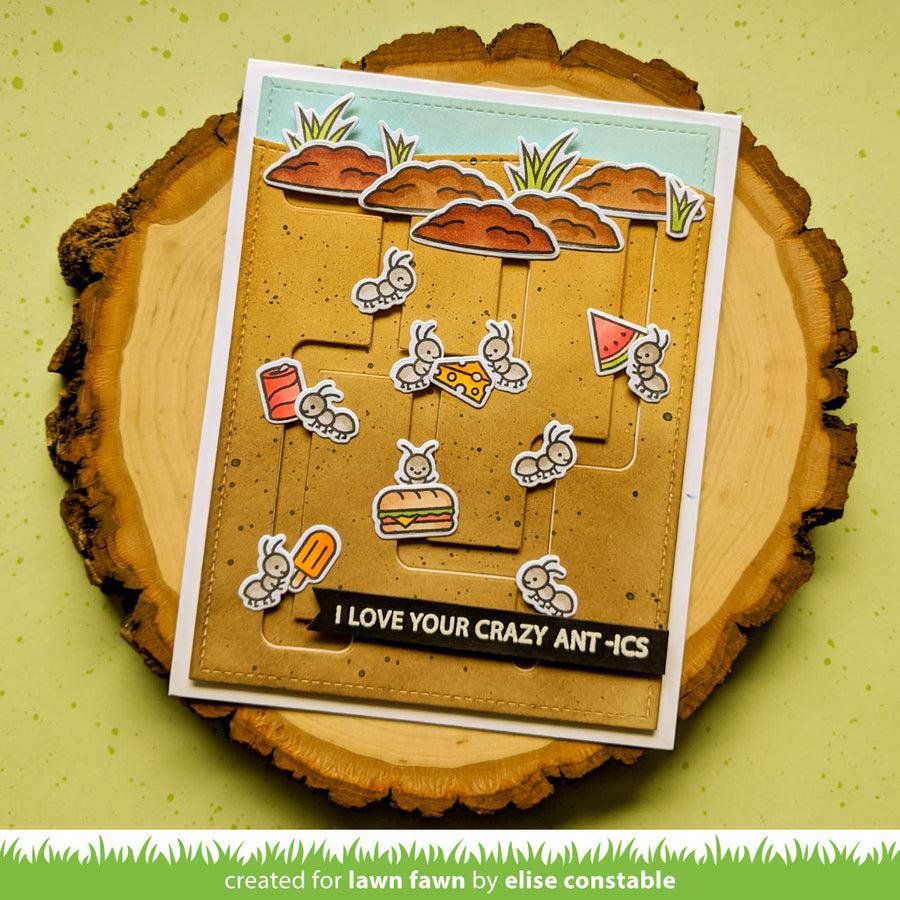 Lawn Fawn - Lawn Cuts - Crazy Antics-ScrapbookPal