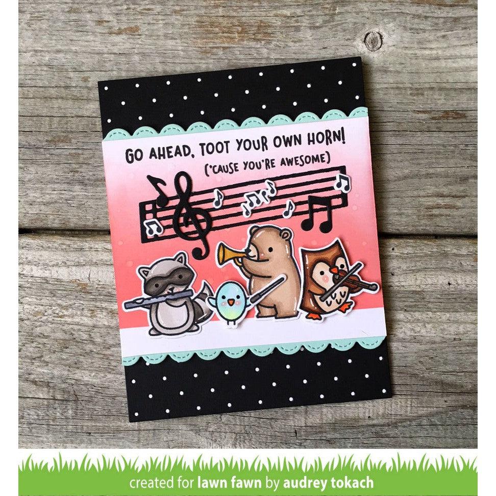 Lawn Fawn - Lawn Cuts - Critter Concert-ScrapbookPal