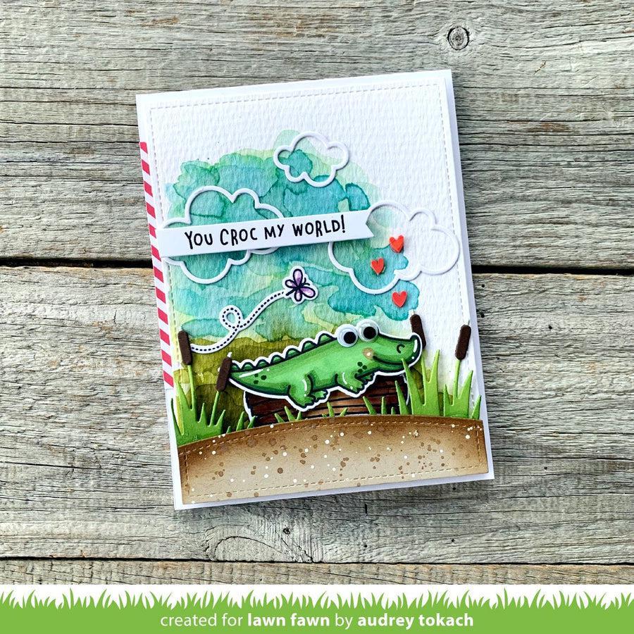 Lawn Fawn - Lawn Cuts - Croc My World-ScrapbookPal