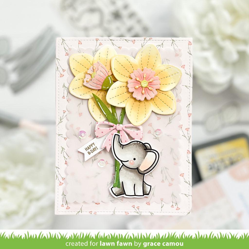 Lawn Fawn - Lawn Cuts - Darling Daffodils-ScrapbookPal