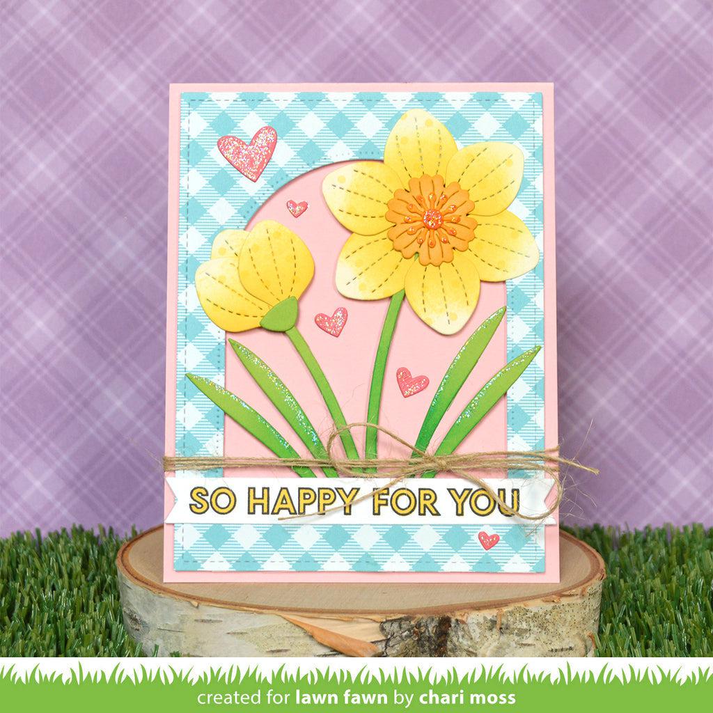 Lawn Fawn - Lawn Cuts - Darling Daffodils-ScrapbookPal