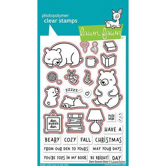 Lawn Fawn - Lawn Cuts - Den Sweet Den-ScrapbookPal