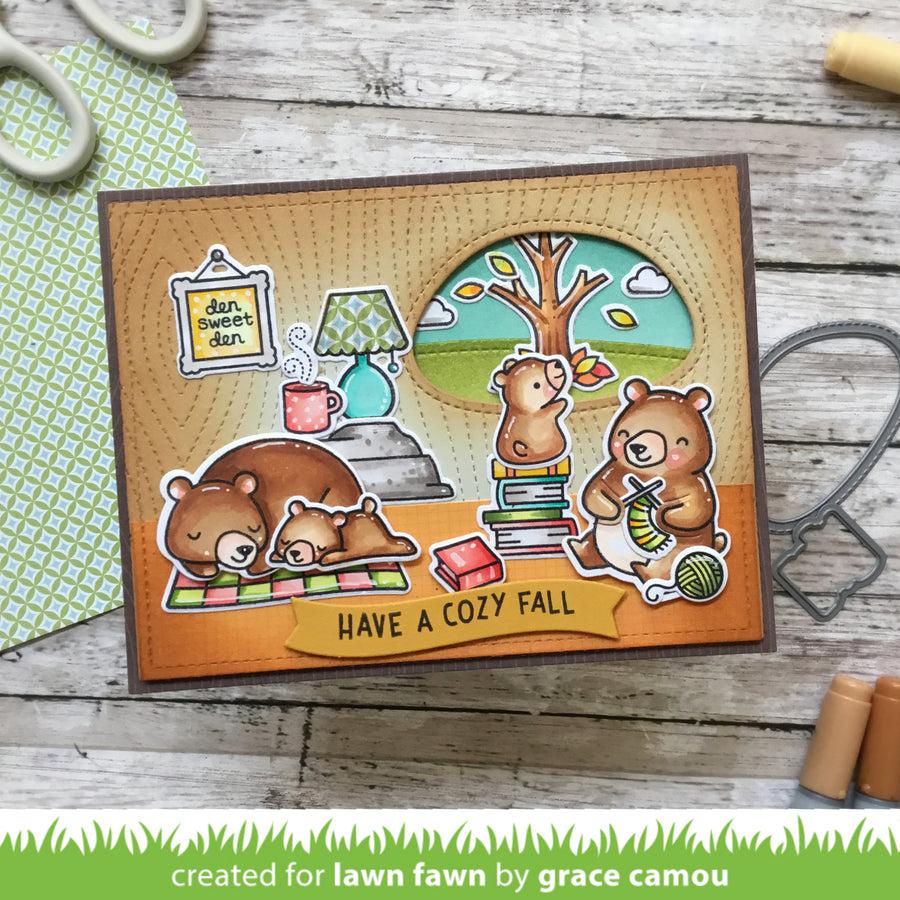 Lawn Fawn - Lawn Cuts - Den Sweet Den-ScrapbookPal