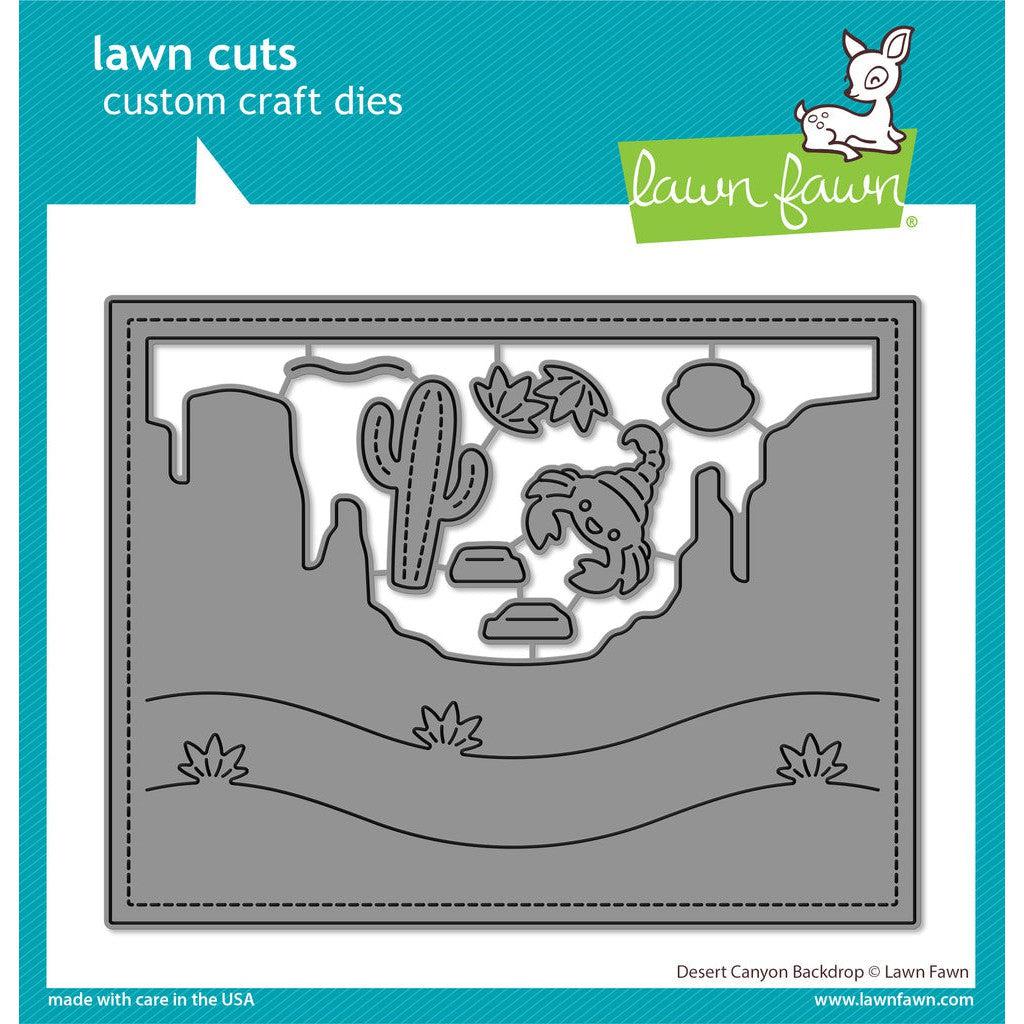 Lawn Fawn - Lawn Cuts - Desert Canyon Backdrop-ScrapbookPal