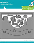 Lawn Fawn - Lawn Cuts - Desert Canyon Backdrop-ScrapbookPal