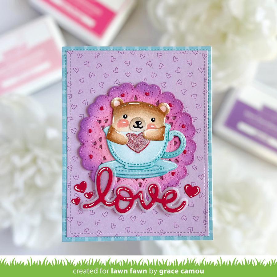 Lawn Fawn - Lawn Cuts - Doily Hearts-ScrapbookPal