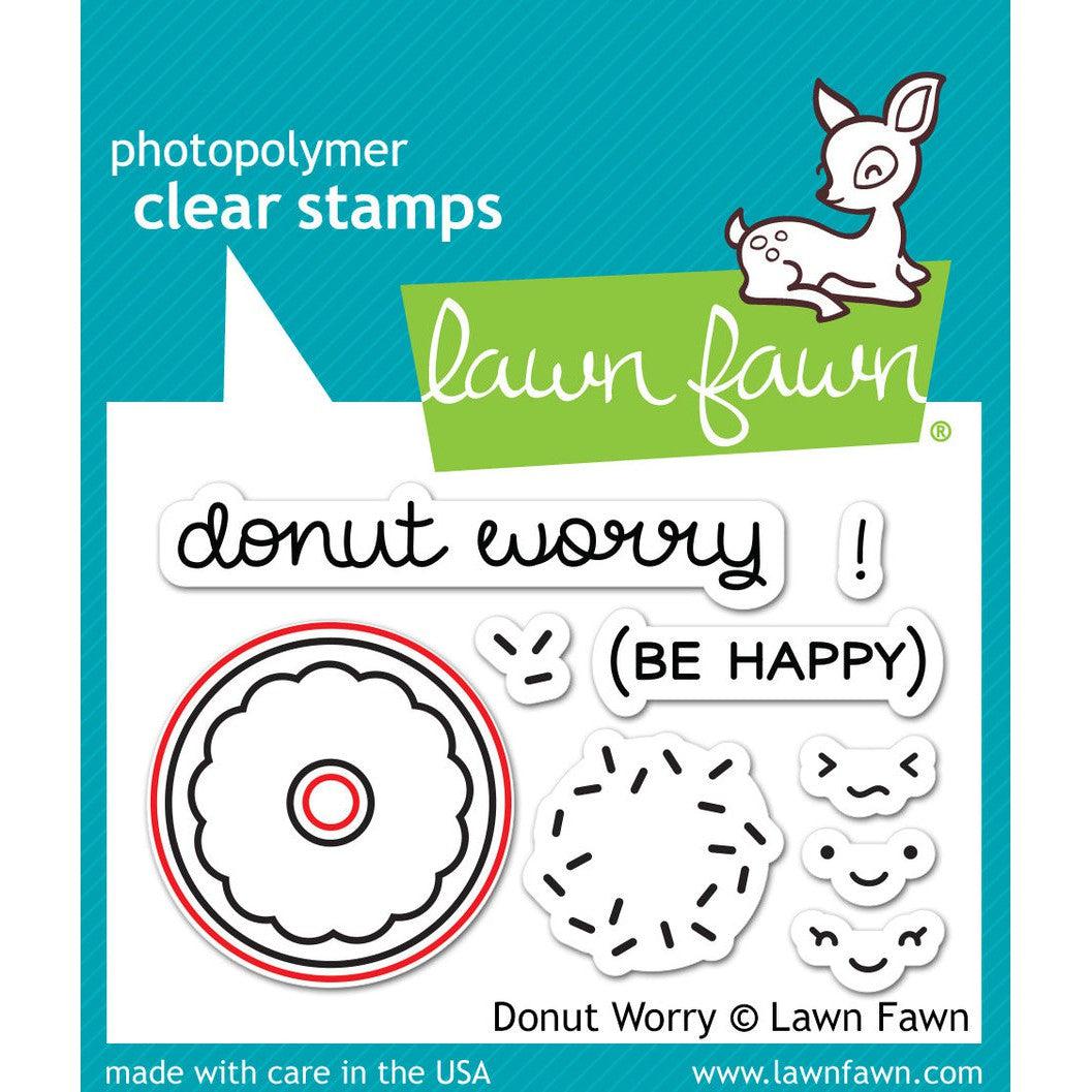 Lawn Fawn - Lawn Cuts - Donut Worry-ScrapbookPal