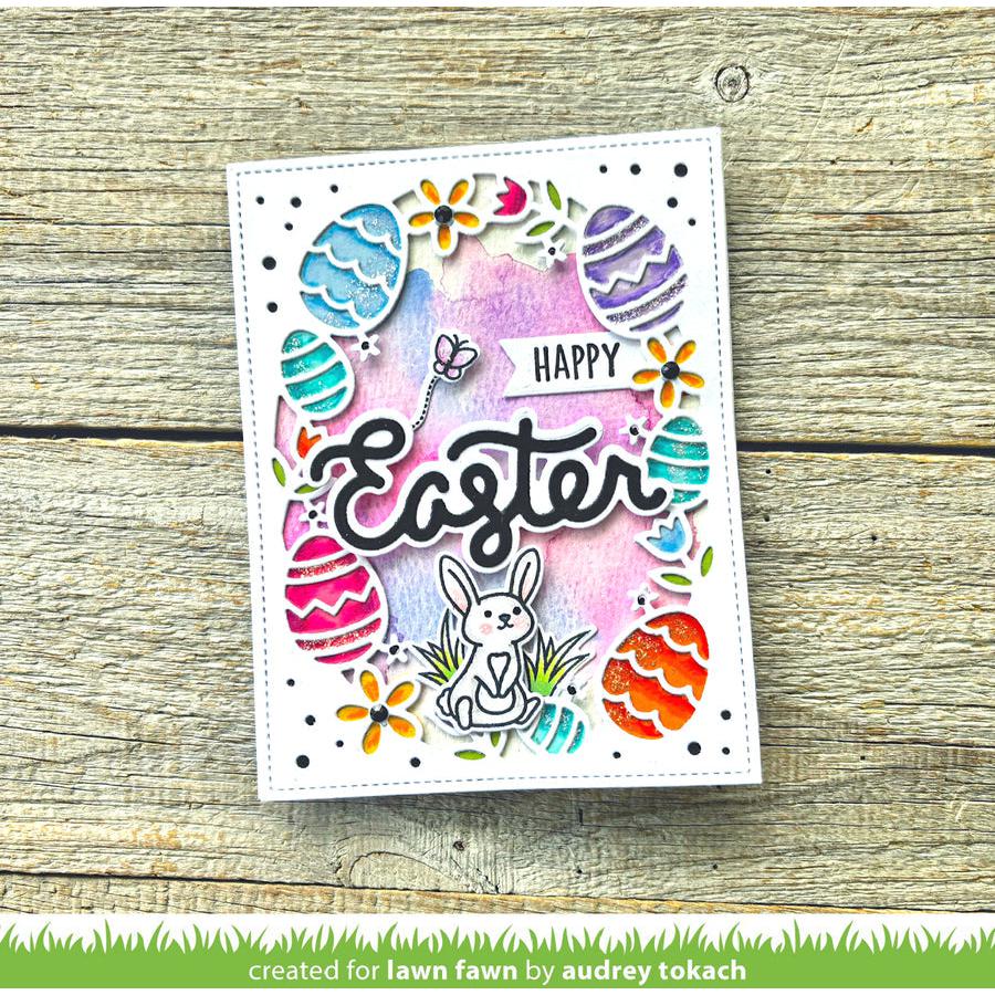 Lawn Fawn - Lawn Cuts - Easter Egg Backdrop-ScrapbookPal