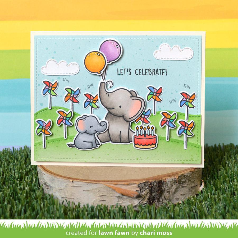 Lawn Fawn - Lawn Cuts - Elephant Parade Add-On-ScrapbookPal