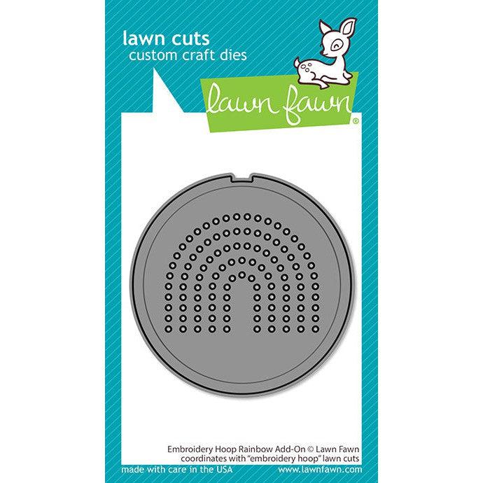 Lawn Fawn - Lawn Cuts - Embroidery Hoop Rainbow Add-On-ScrapbookPal