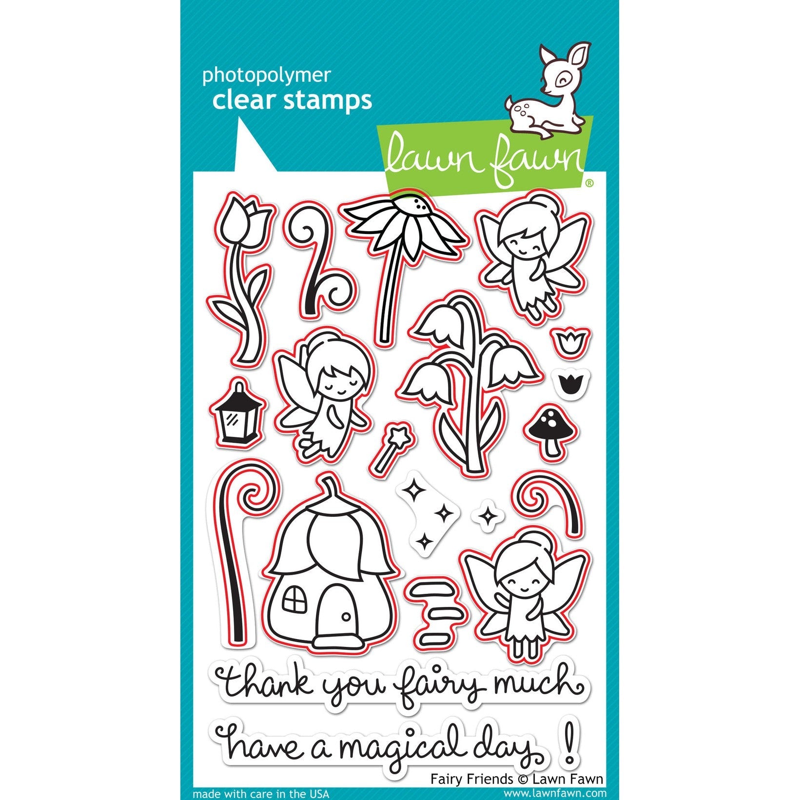 Lawn Fawn - Lawn Cuts - Fairy Friends-ScrapbookPal