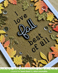 Lawn Fawn - Lawn Cuts - Fall Leaves Backdrop-ScrapbookPal