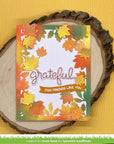 Lawn Fawn - Lawn Cuts - Fall Leaves Backdrop-ScrapbookPal