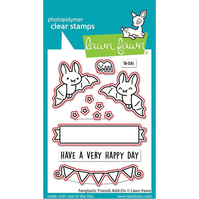 Lawn Fawn - Lawn Cuts - Fangtastic Friends Add-On-ScrapbookPal