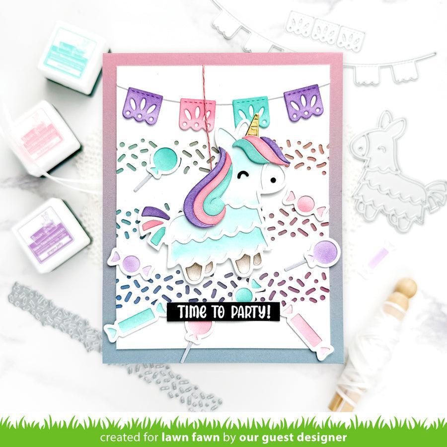 Lawn Fawn - Lawn Cuts - Fiesta Banner Border-ScrapbookPal
