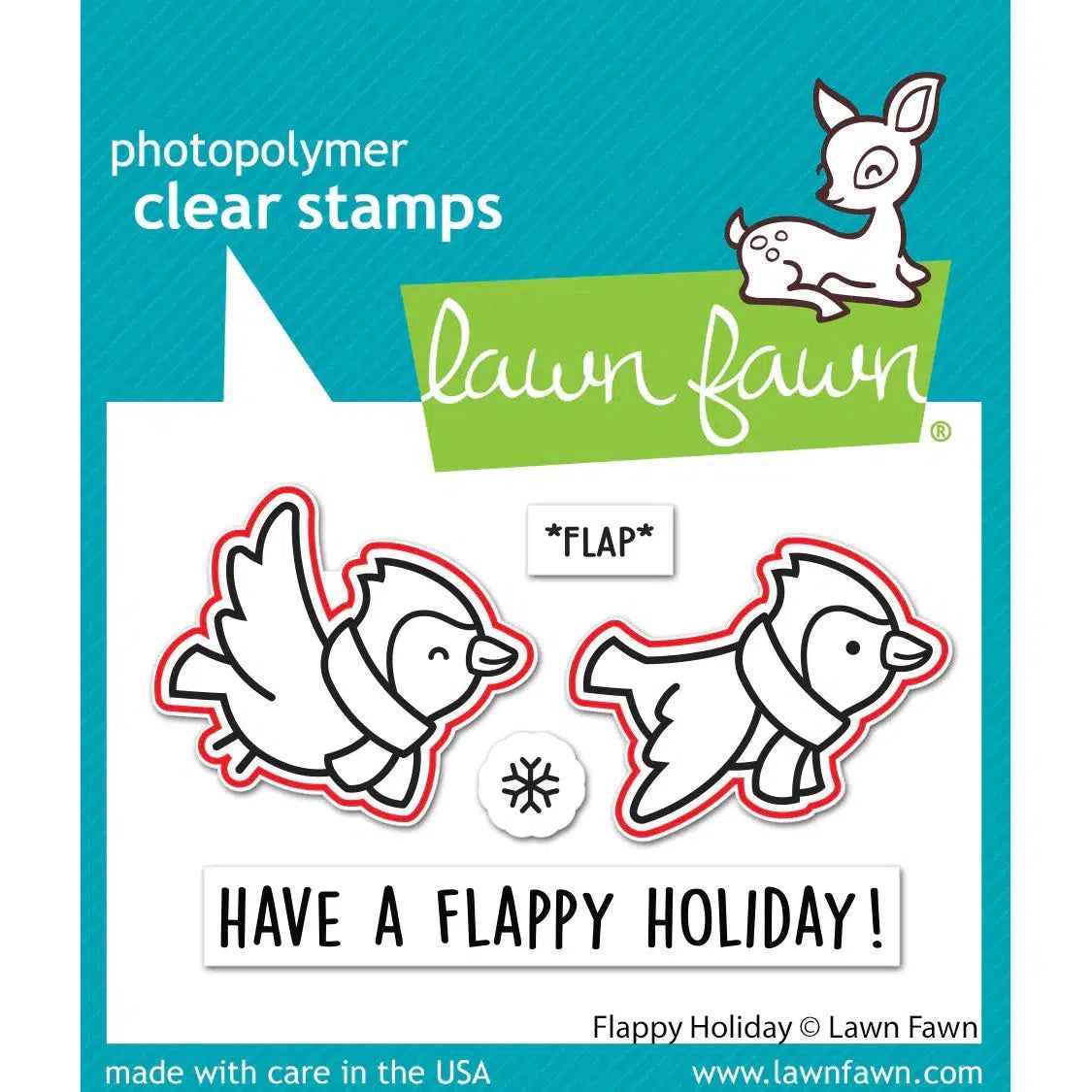 Lawn Fawn - Lawn Cuts - Flappy Holiday-ScrapbookPal