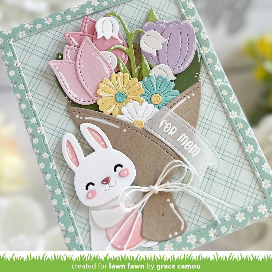 Lawn Fawn - Lawn Cuts - Flower Bouquet Wrap-ScrapbookPal