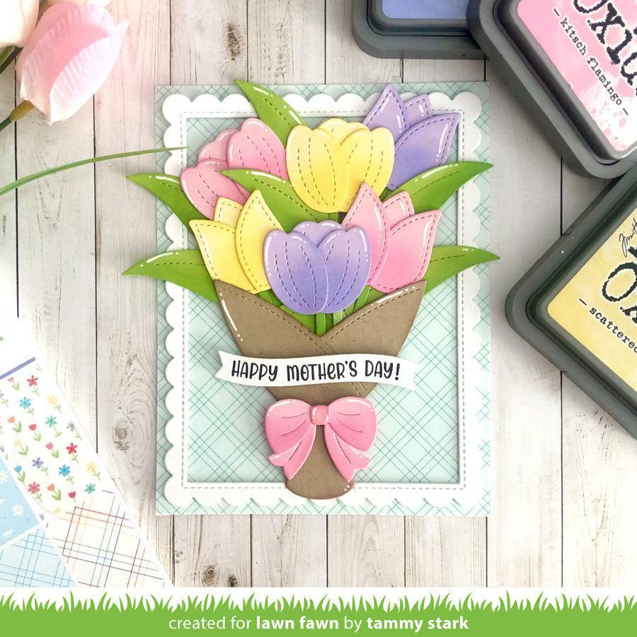 Lawn Fawn - Lawn Cuts - Flower Bouquet Wrap-ScrapbookPal