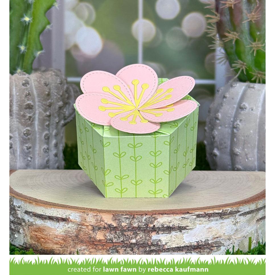 Lawn Fawn - Lawn Cuts - Flower Treat Box-ScrapbookPal