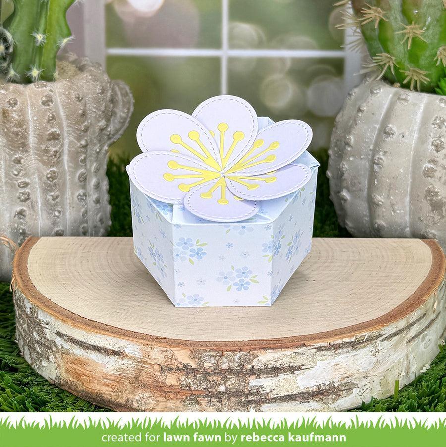 Lawn Fawn - Lawn Cuts - Flower Treat Box-ScrapbookPal