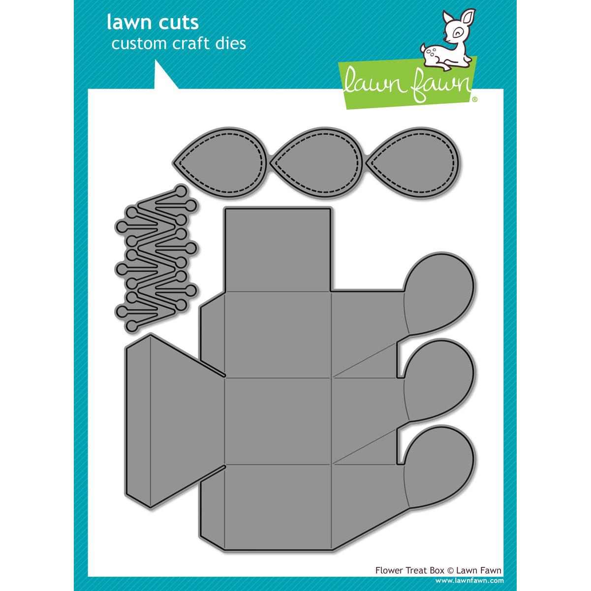 Lawn Fawn - Lawn Cuts - Flower Treat Box-ScrapbookPal