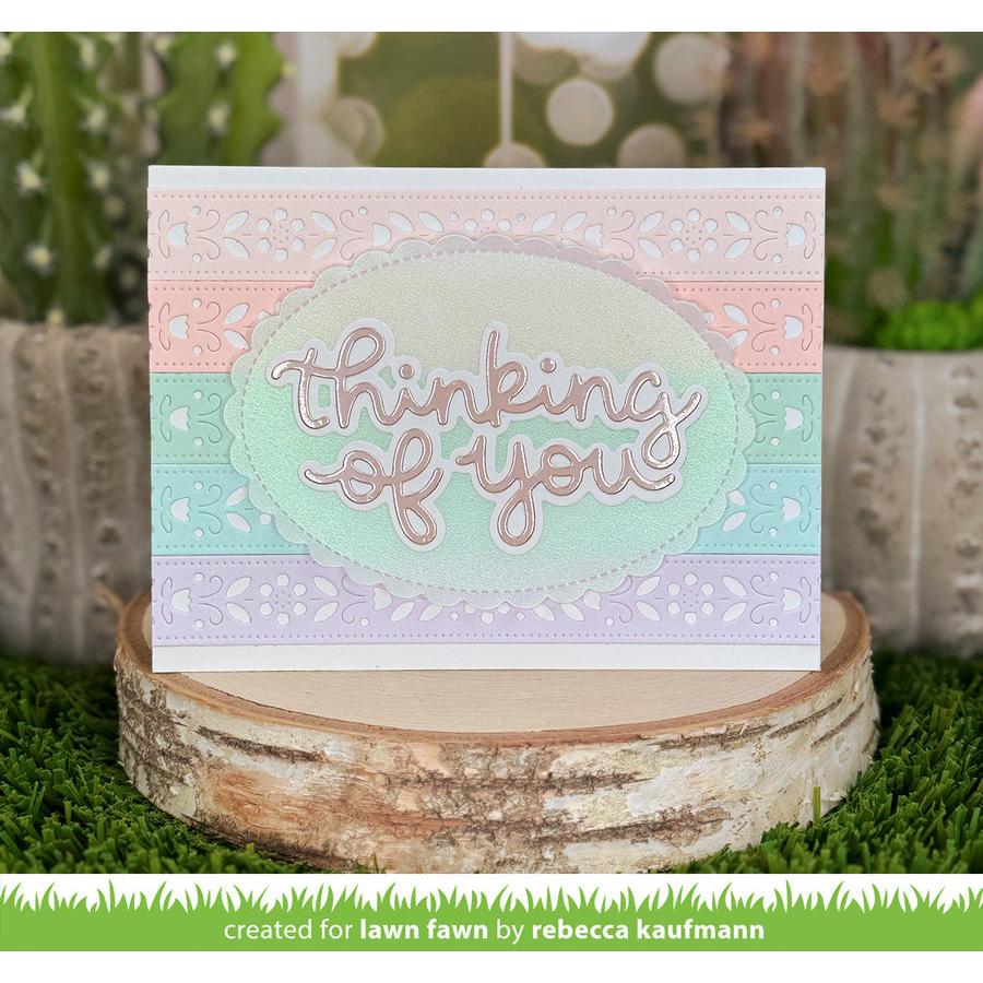 Lawn Fawn - Lawn Cuts - Folksy Sprig Border-ScrapbookPal