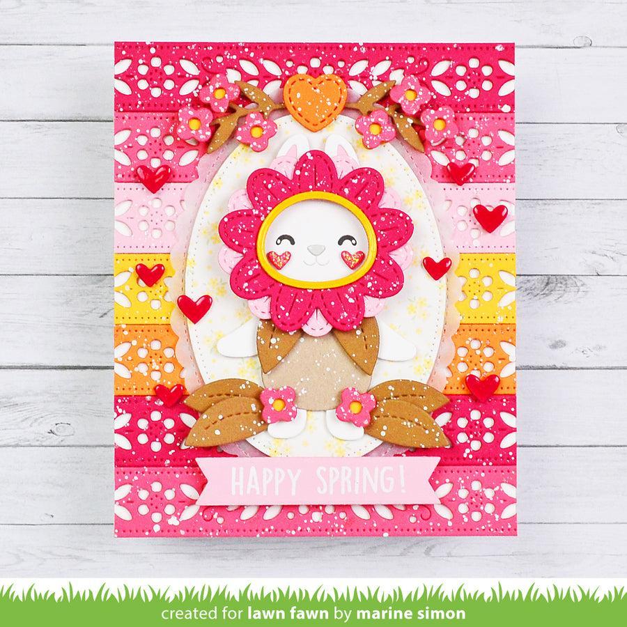 Lawn Fawn - Lawn Cuts - Folksy Sprig Border-ScrapbookPal