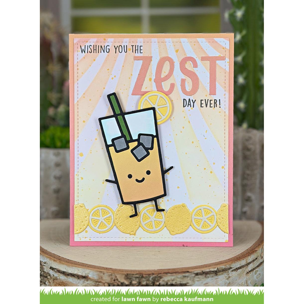 Lawn Fawn - Lawn Cuts - Fresh Lemonade-ScrapbookPal